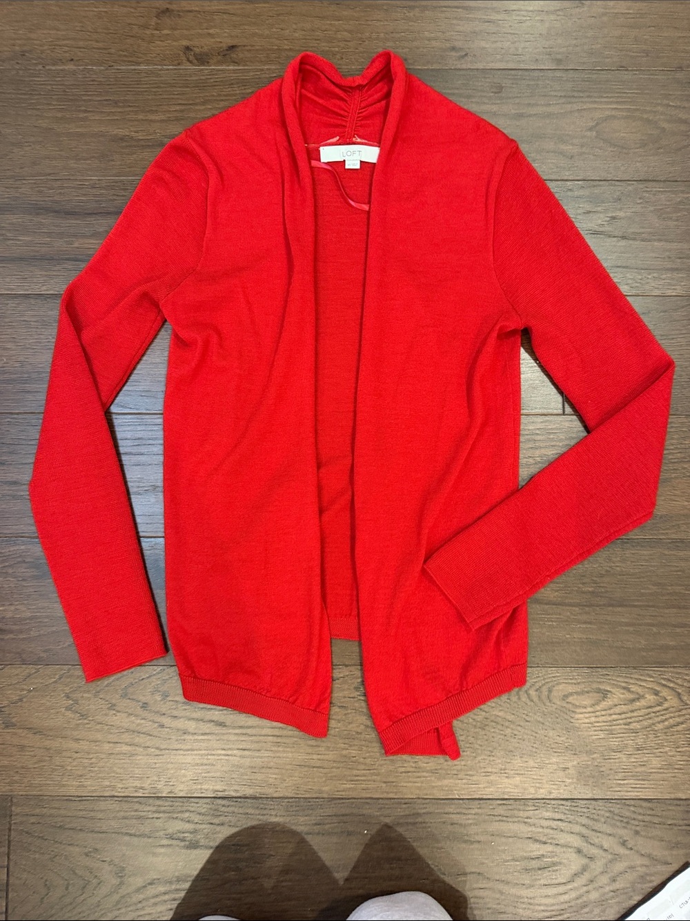 LOFT Red Open-Front Women's Cardigan Size XS - C31-079